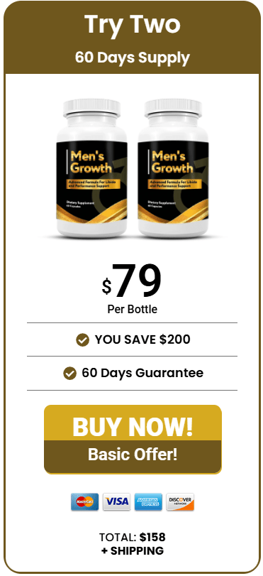 Men’s Growth 2 Bottle Pricing