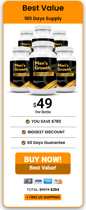 Men’s Growth 6 Bottle Pricing